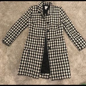Loft houndstooth jacket, fully lined
